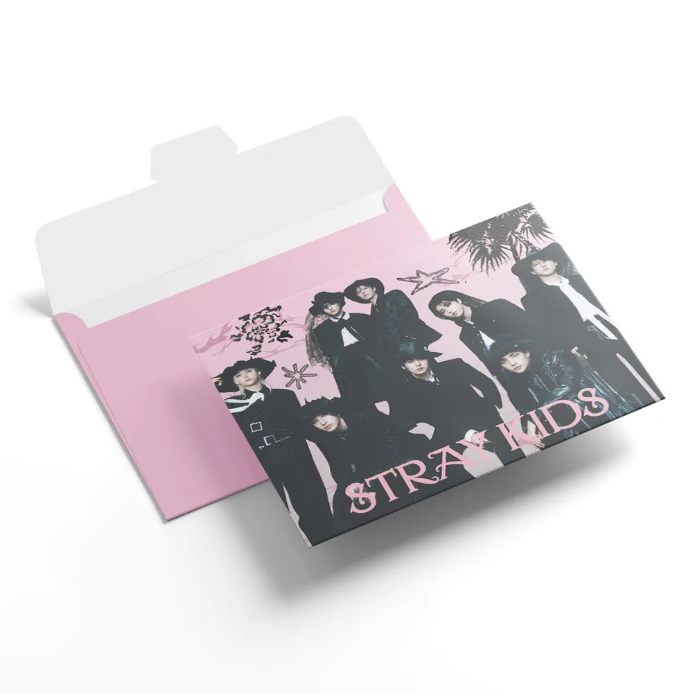 حزمة بطاقات مفاجأة للأطفال من Stray Kids SKZOO مكونة من 144 قطعة بدون تكرار 5 + 1 مجموعة ألبوم مغلف بطاقات LOMO لمحبي بطاقات المعايدة Celebr