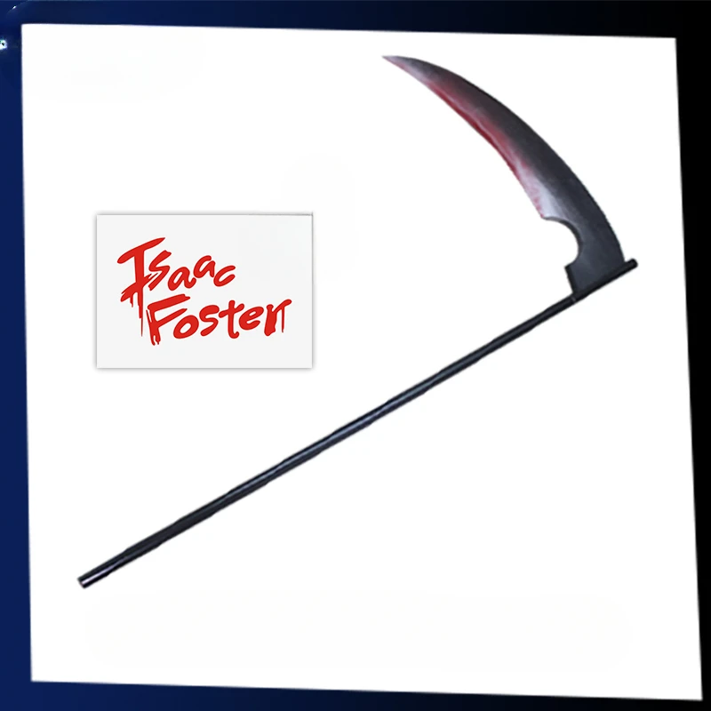 

Angels of Death Isaac Foster Sickle Shovel Knife Hand Raising Props Halloween Party Anime