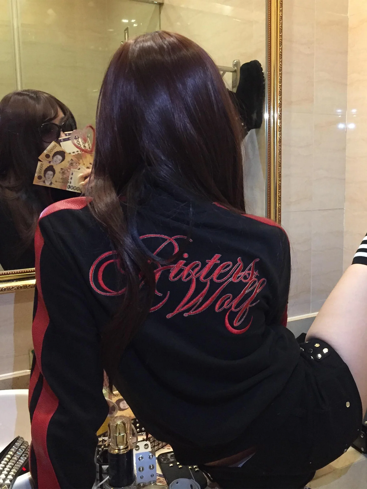 Punk Style Short Jacket Women's Slim Fit Zipper Closure Patchwork Visual Culture Streetwear Autumn Outerwear Fashion