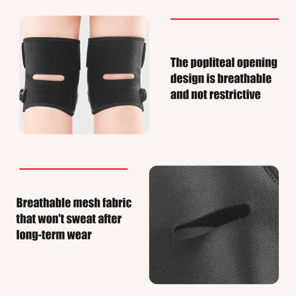 WEFITON 1 Stück Verstellbare Kniestütze mit Drehknopf - Patella-Sehnen-Stabilisator zur Schmerzlinderung beim Laufen, Sport & Kniebeugen, Damen M – Detail 7