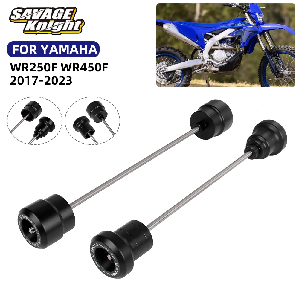 

WR 250F 450F Motocross Front Rear Wheel Slider For Yamaha WR250F WR450F WR250 WR 450 F 2017-2023 Swingarm Spindle Crash Sliders