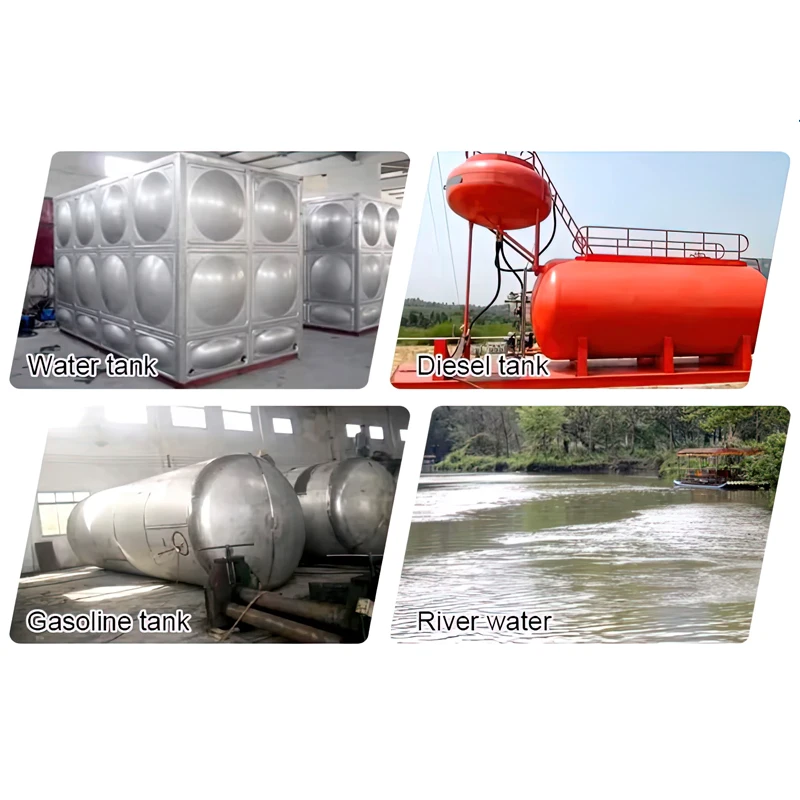 مستشعر مستوى السائل الرادار 80 جيجا هرتز، مستوى المياه لخزان زيت الوقود بمدى 20 مترًا، مخرج 4-20 مللي أمبير/RS485، مستشعر رادار صناعي IP68