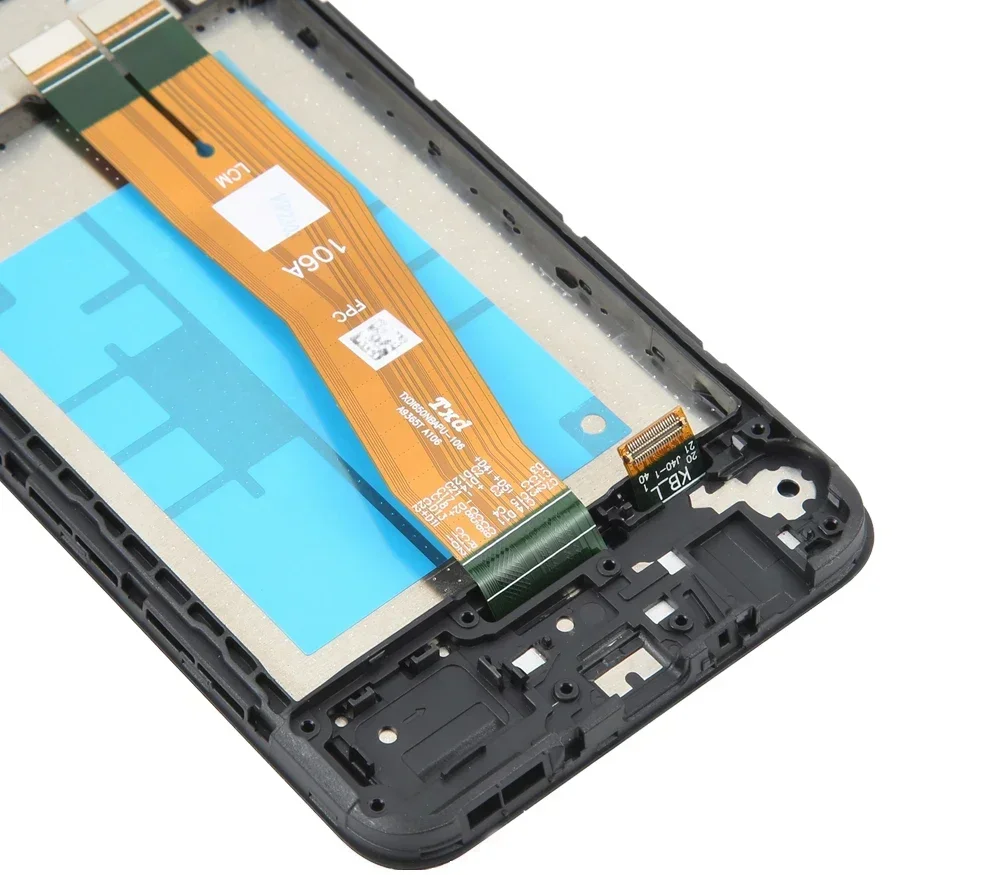 Substituição do painel da tela táctil do LCD, galáxia A04e de Samsung, A042, A042F, A042M, 100% novo