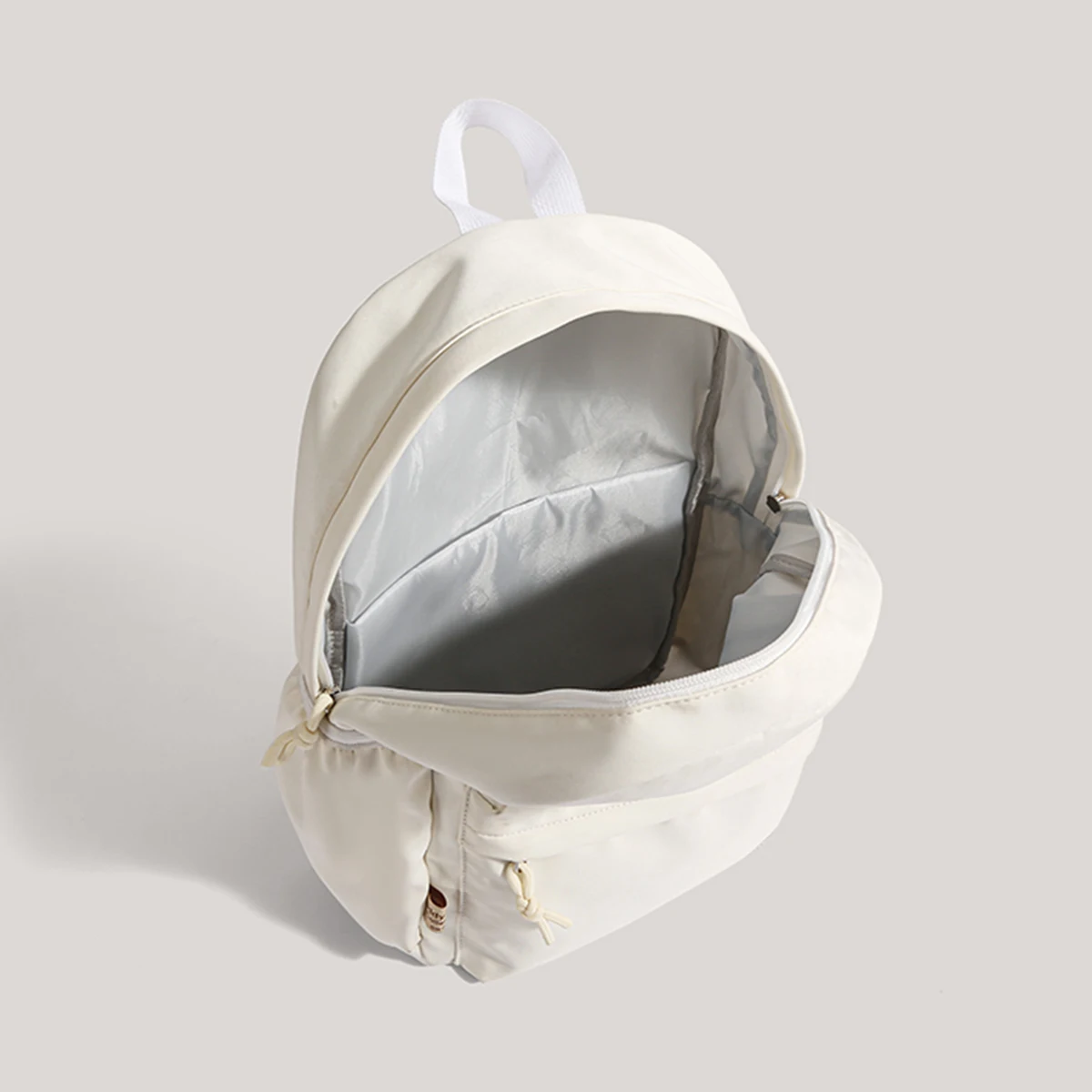 حقيبة ظهر لموسم العودة إلى المدرسة، حقيبة كتب مبطنة بلون سادة مع منظمة متعددة الجيوب، أشرطة قابلة للتعديل وسحاب للاستخدام اليومي #4