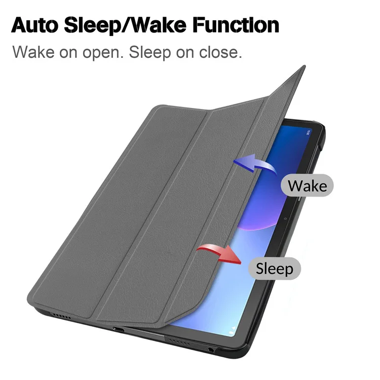 Folio-Hülle für Lenovo Tab M10 3rd Gen 10.1 2022, dreifach faltbare Smart Cover mit automatischer Schlaf-/Wachfunktion, mehrere Farben – Detail 7