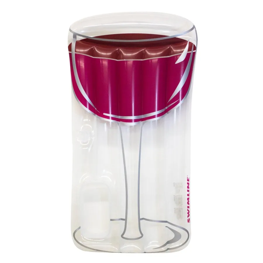 Inflatable Glass of Red Wine Raft Float Mat for Swimming Pool or Beach
