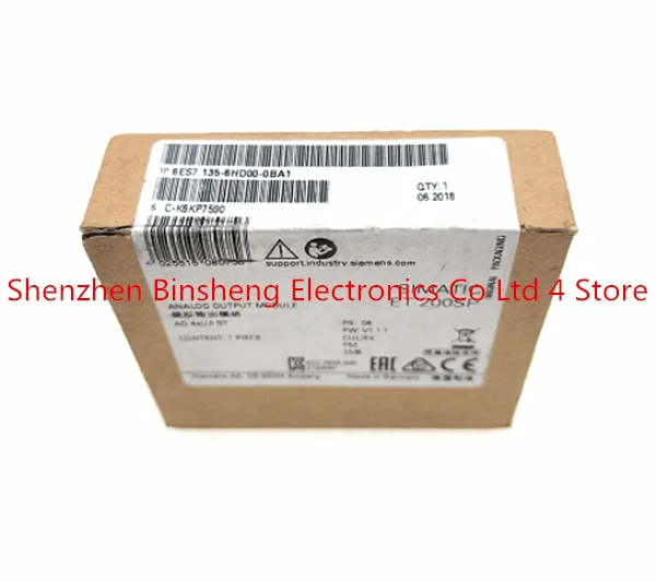 6ES7134-6JD00-0CA1 6ES7135-6HD00-0BA1 6ES7137-6AA00-0BA0 6ES7138-6AA00-0BA0 First time delivery of spot stock