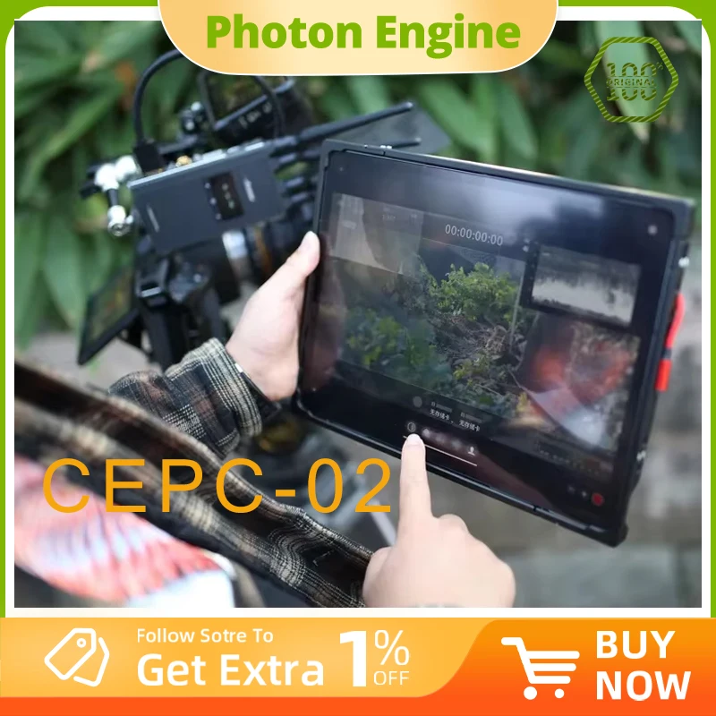 

ACCSOON CEPC-02 Cage Wireless Video Audio Transmission Viewing Kit with Battery Holder for 12.9 in iPad Tablet iPad