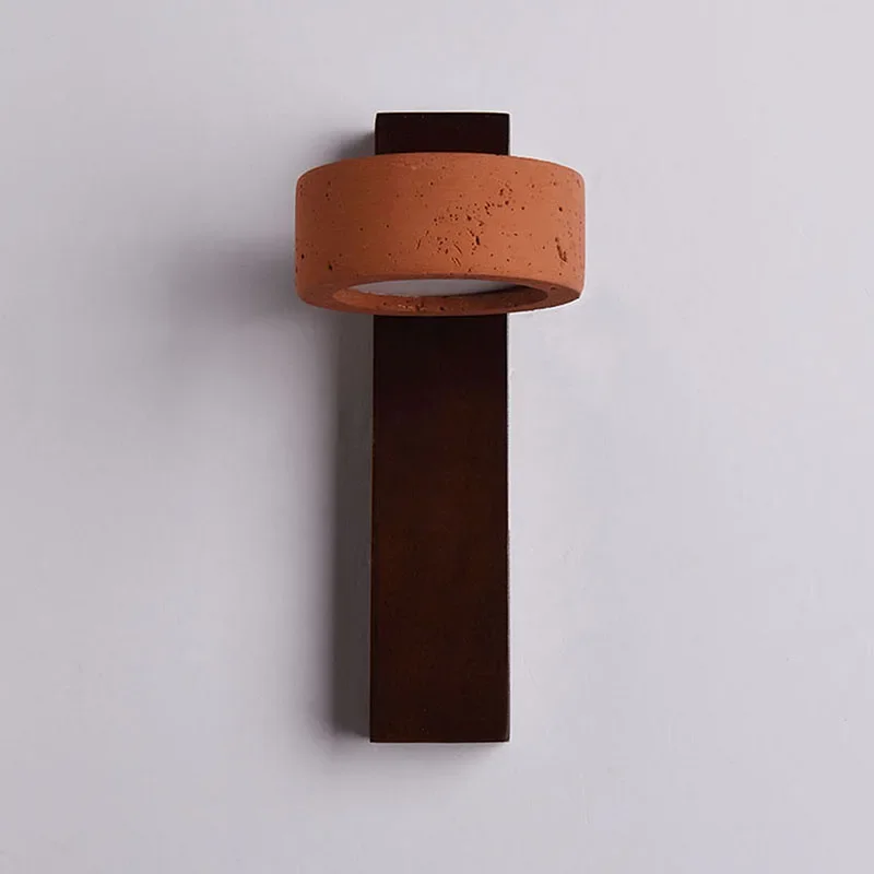 Designer's Apartment Room bedside Small Wall Lamp Theme Restaurant Retro LED Light modern Home Decoration Texture Sconce Light