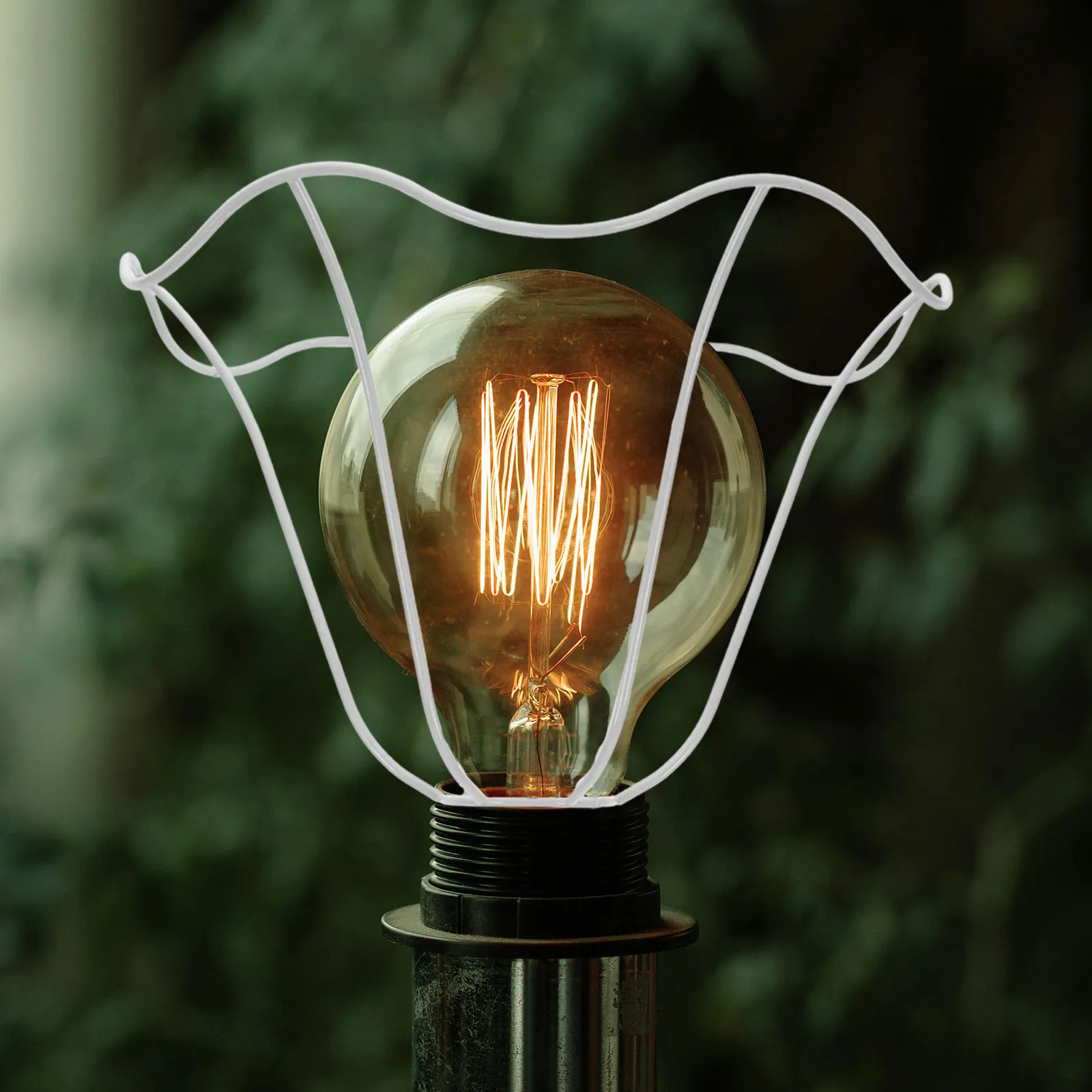 

DIY Table Lampshade Frame Sturdy Iron Material Simple Structure Easy Install Decorative Lampshade Holder for Home Bedroom Office