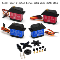 Large Torque Metal Gear Digital Servo 20KG 25KG 30KG 35KG Robot Robotic Arm Robots