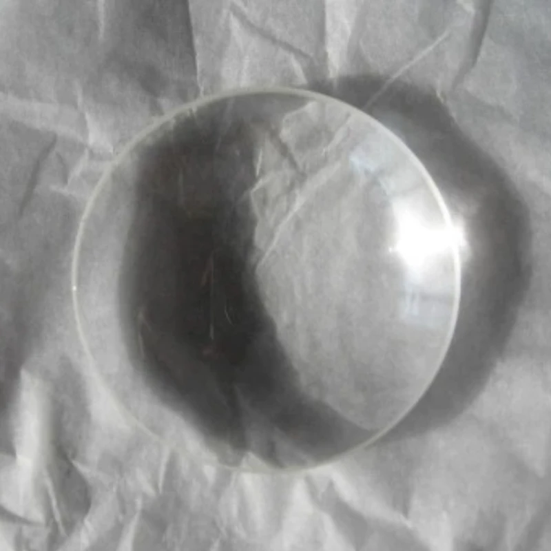 Verre optique K9 de 16,5 mm, longueur focale de 36,4 mm, lentille biconvexe, optique DIY, objectif de télescope astronomique, lentilles en verre biconvexe