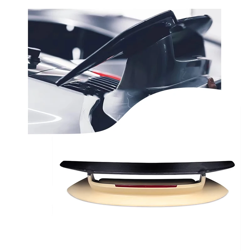 

SD Style Rear Spoiler Dry Carbon Fiber Rear Trunk Spoiler Wing for Porsche 911 992 Carrera S GT Wing