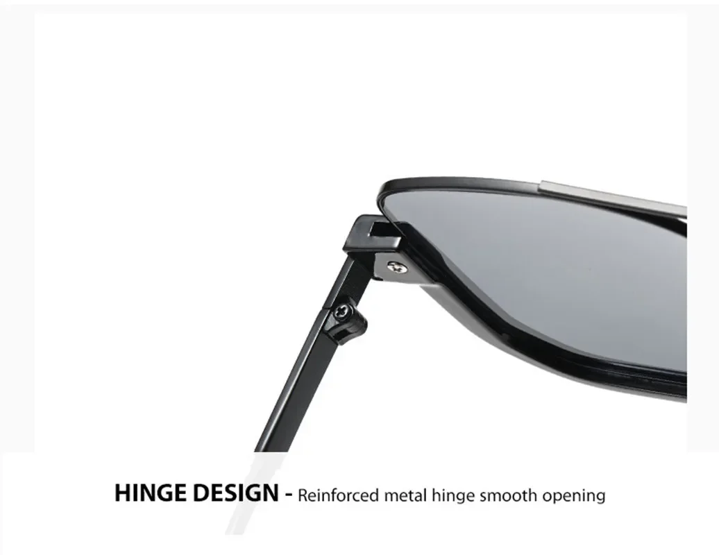 Double-Bridge Half-Frame Sunglasses — product information 4