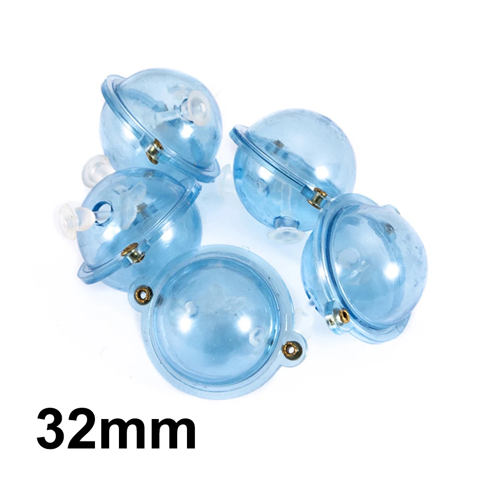 Bubble Float Visvlotter Outdoor Sport 5 stks/pak Verstelbare Drijvende Tackle Tool Holle Bal Transparant Blauw Voor De Meeste Vissen