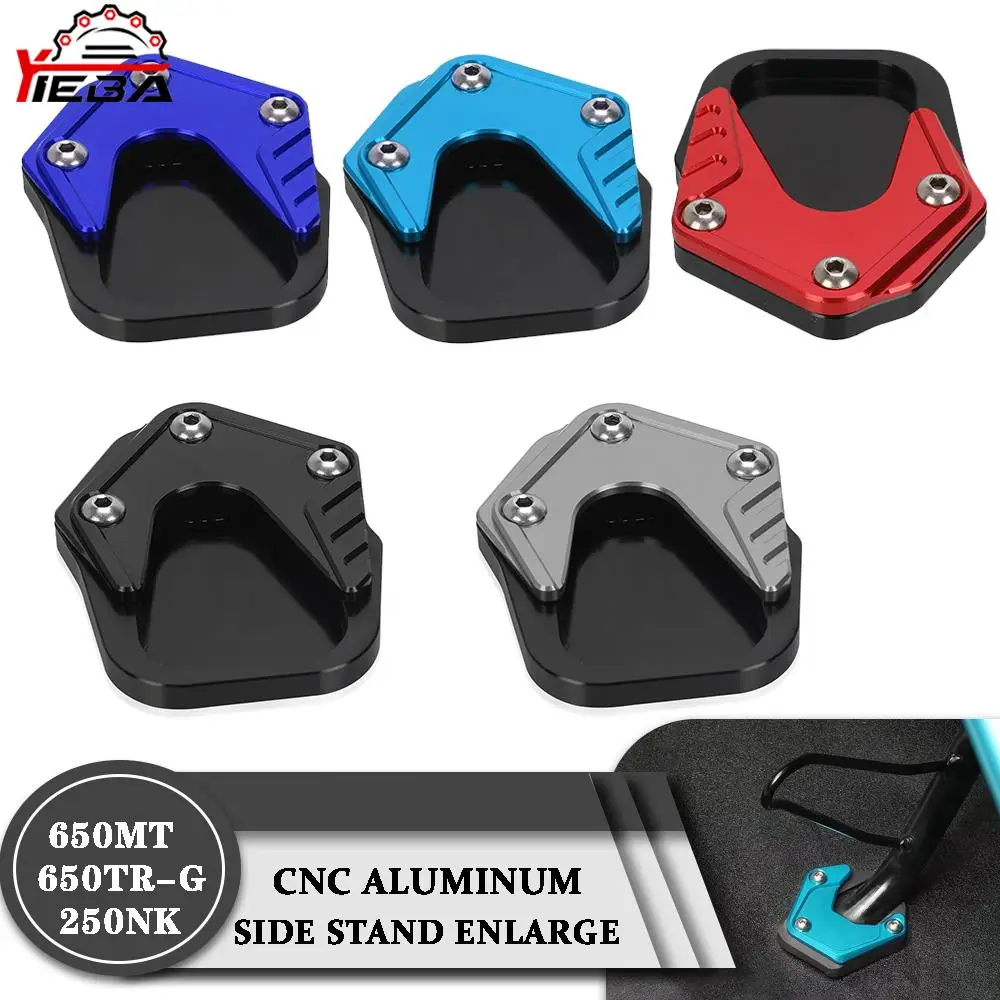 

For CFMOTO 650MT 650TR-G 250NK 2021-2022 Motorcycle Accessories Foot Side Stand Pad Plate Kickstand Enlarger Support Extension