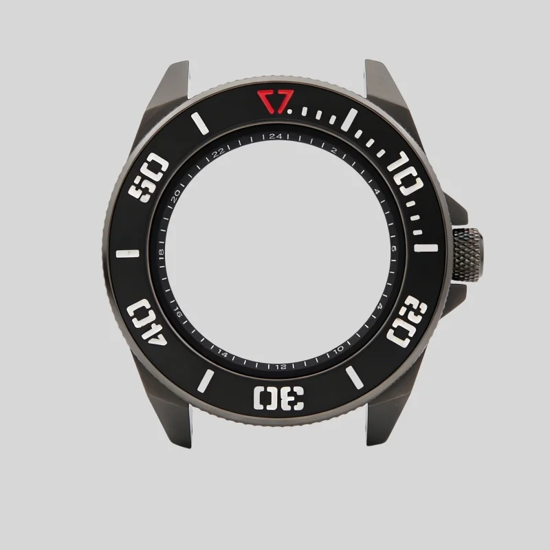 

Mod Gun Color Samurai Case NH35 Case Sapphire Crystal Suitable For NH34 NH35 NH36 4R 6R Movement Watch Cases
