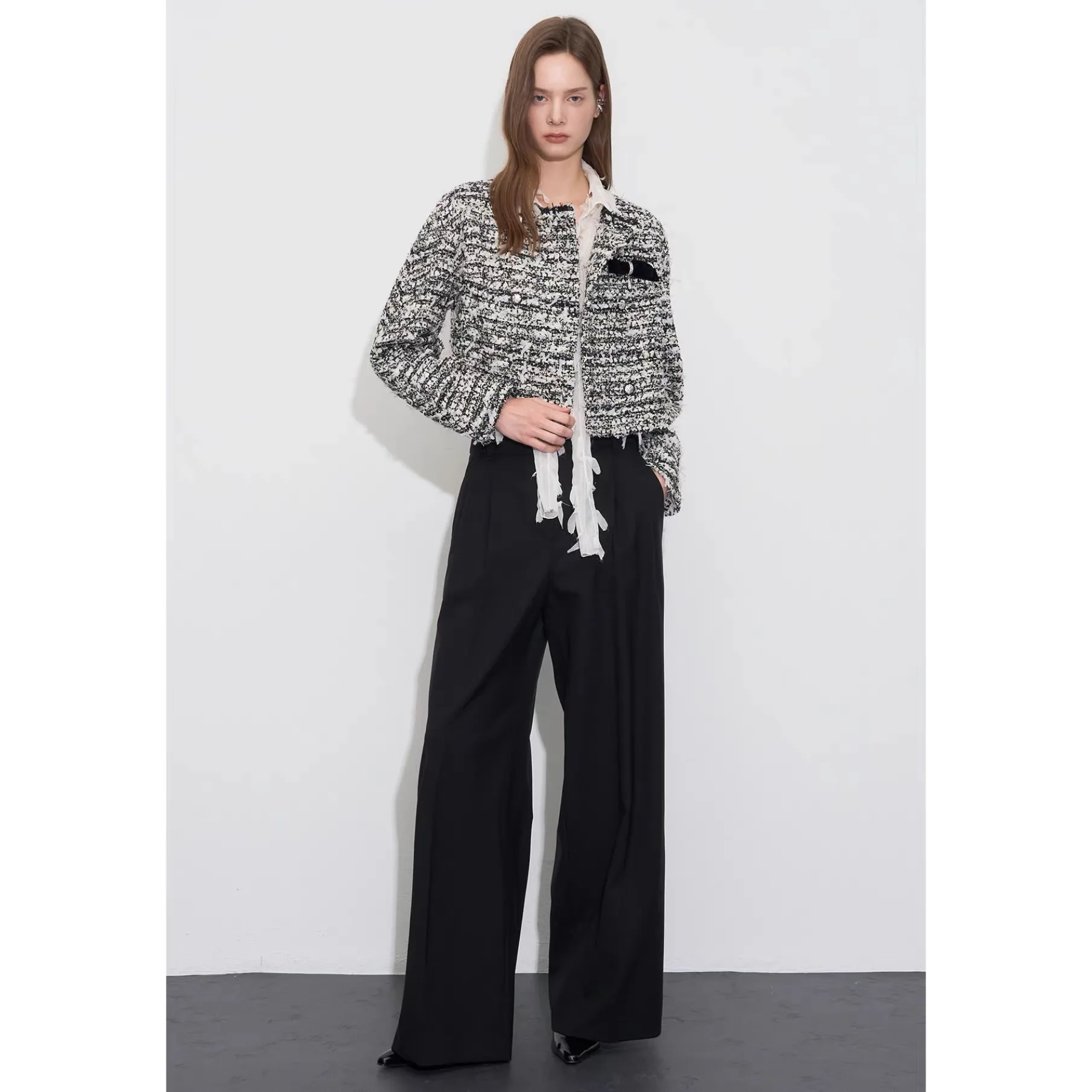 

Лимонный сыр OBZ25 Ele Faion круглый Ne Fce ort Coat Knot Chest Pin Commute Sle Loose Fit Long Sve