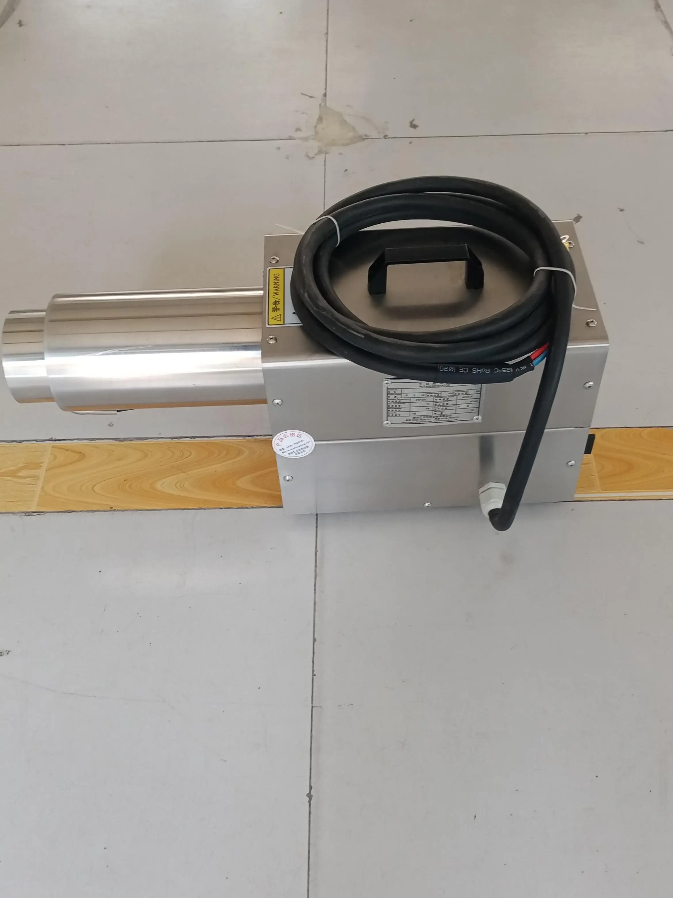 Stainless steel small hot air blower floor cleaning drying signs heat shrinkage use lightweight corrosion resistance