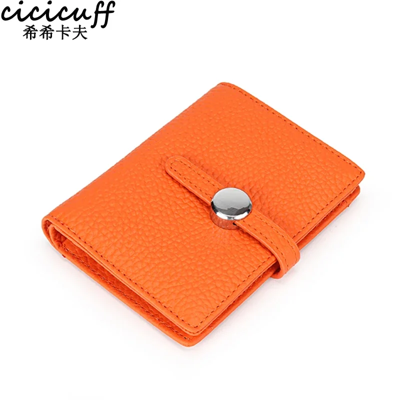 New Genuine Leather Womens Wallets and Purses Luxury Brand Design Hasp Square Wallet Fashion Card Holder Women Small Coin Purses