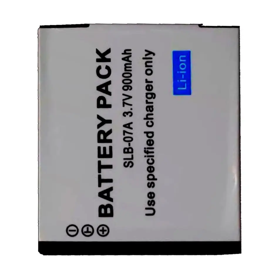 Replacement Camera Battery For Samsung PL150 PL151 ST45 ST50 ST500 ST510 ST550 ST560 ST600 TL90 TL100 TL205 TL210 SLB-07A 900mAh