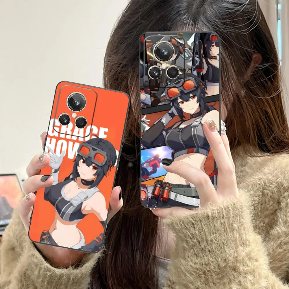 

ZZZ Grace Howard Phone Case for Realme 15 14 13 12 11 10 9 Pro Plus T i Lite 5G Soft TPU Shockproof Cover