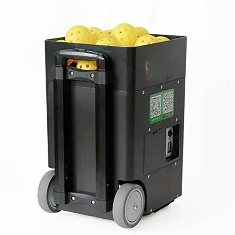 Small App-Controlled Pickleball Training Machine with Remote Dedicated Machine Bag Set