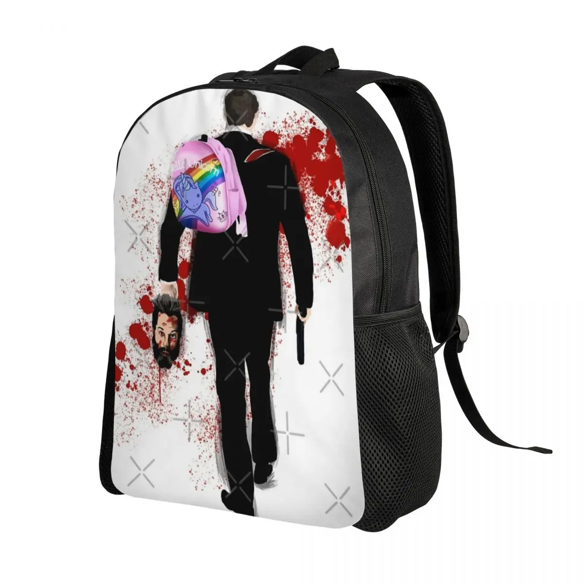 

Hello Unicorn Altered Carbon Backpack Adjustable Shoulder Strap Stylish Lightweight Large Capacity