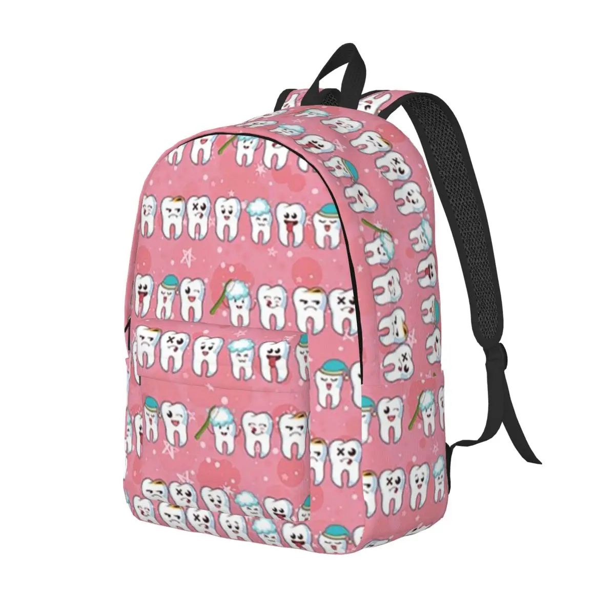 

Teeth Dentist Dental Dentistry Backpack Daypack Large Capacity Children BookBag School Bag Shoulder Bags for Boys Girls