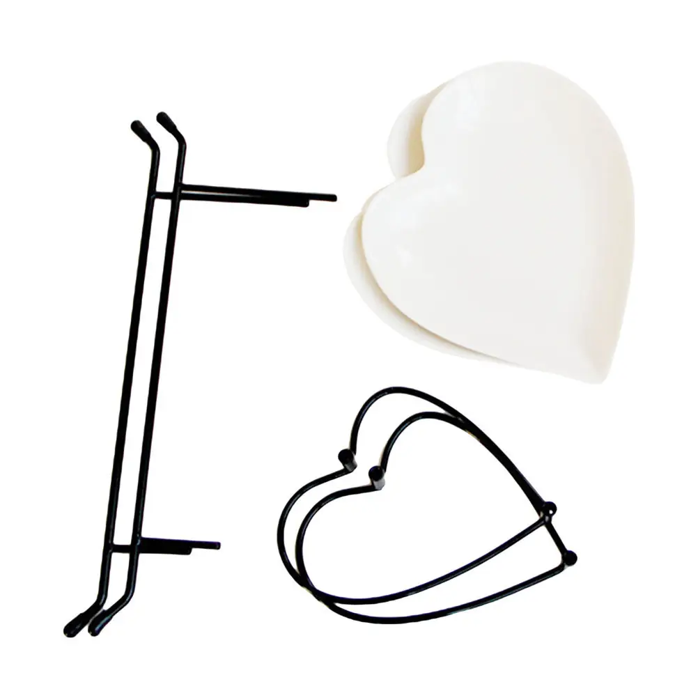 

Набор из 1 предмета: керамическая фруктовница в форме сердца, двухъярусная железная подставка для торта, поднос для десертов и закусок, для вечеринок и свадеб