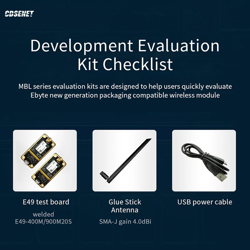 433/470/868/915MHZ Development Test board Kit for CMT2300A CDSENET E49-400/900MBL-01 RF Module  SPI 20dBm Low Power