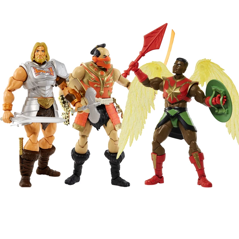 معركة درع He-Man/JITSU/SUN-MAN 7 بوصة عمل الشكل He-man ديلوكس MOTU الشرير نموذج دمية