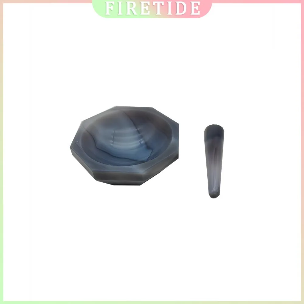

30mm 50mm 70mm 100mm All Sizes High Quality Natural Agate Mortar And Pestle for Lab Grinding 110mm 120mm 150mm 160mm 200mm