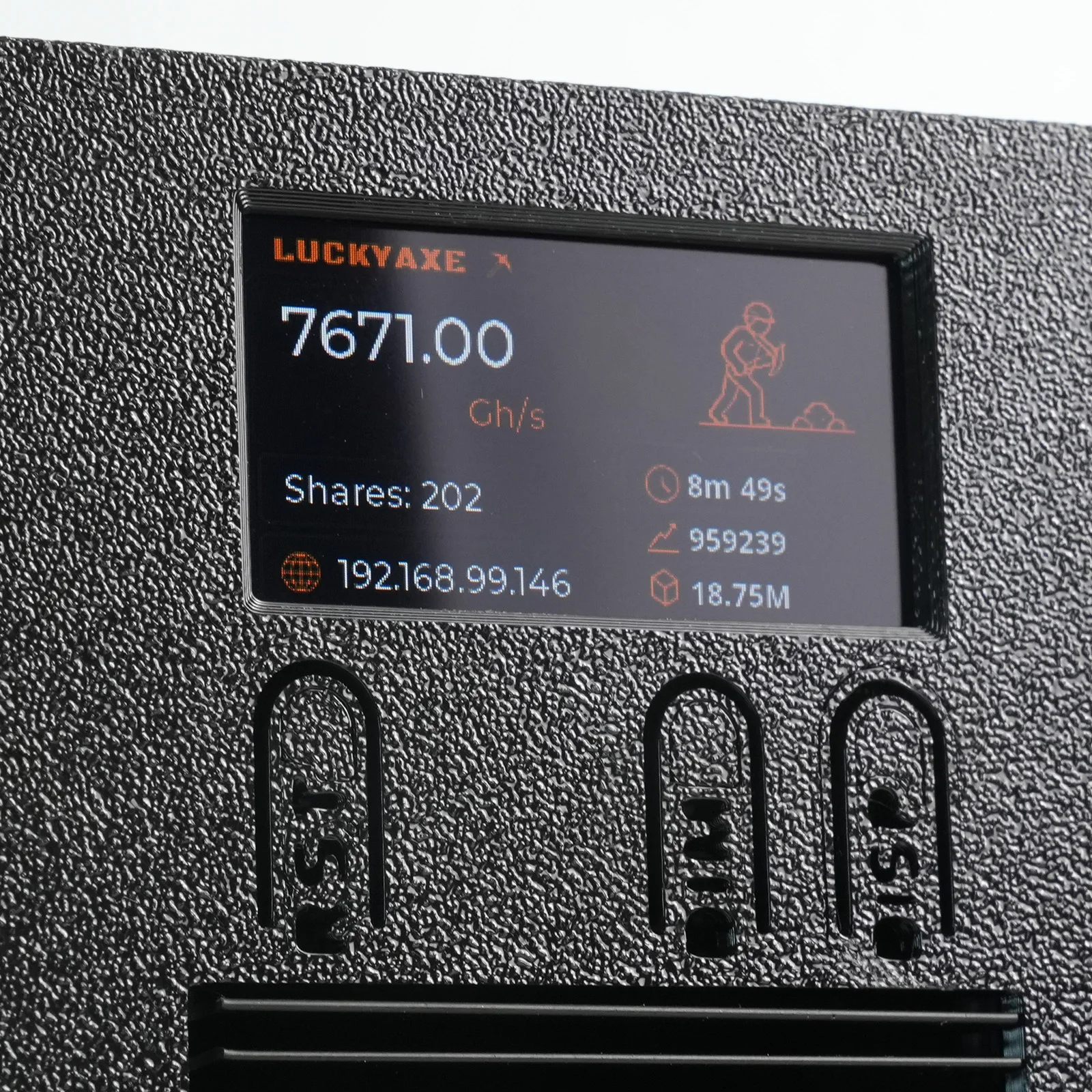 Luckyaxe B401 Bitcoin Miner SHA256 SOLO Lottery 7.8~8TH/s Hash Rate for Mining Hardware