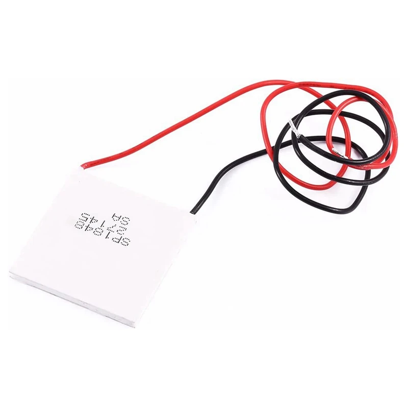 

2X Thermoelectric Peltier Module, High Temperature Thermoelectric Power Generator Peltier TEG 150Celsius,White 40X40mm