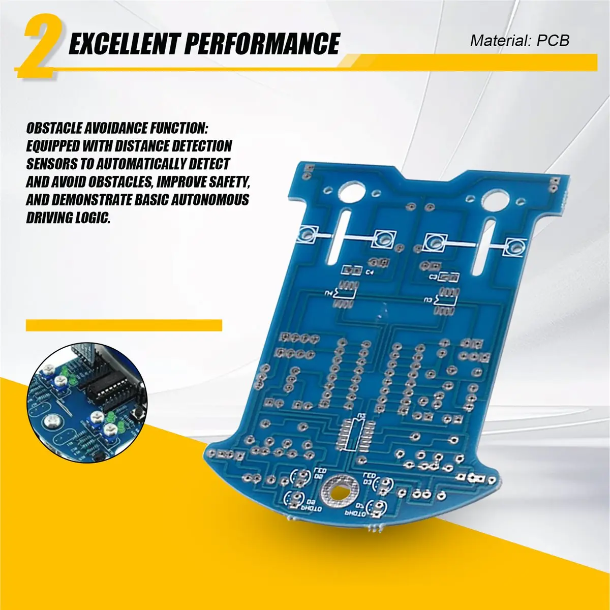 D2-6 Bluetooth Remote Control Car Kit Induction Tracking Obstacle Avoidance C51 Microcontroller Smart Car Welding DIY