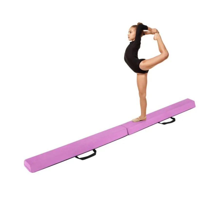 

Folding Balance Beam with Removable Suede Cover