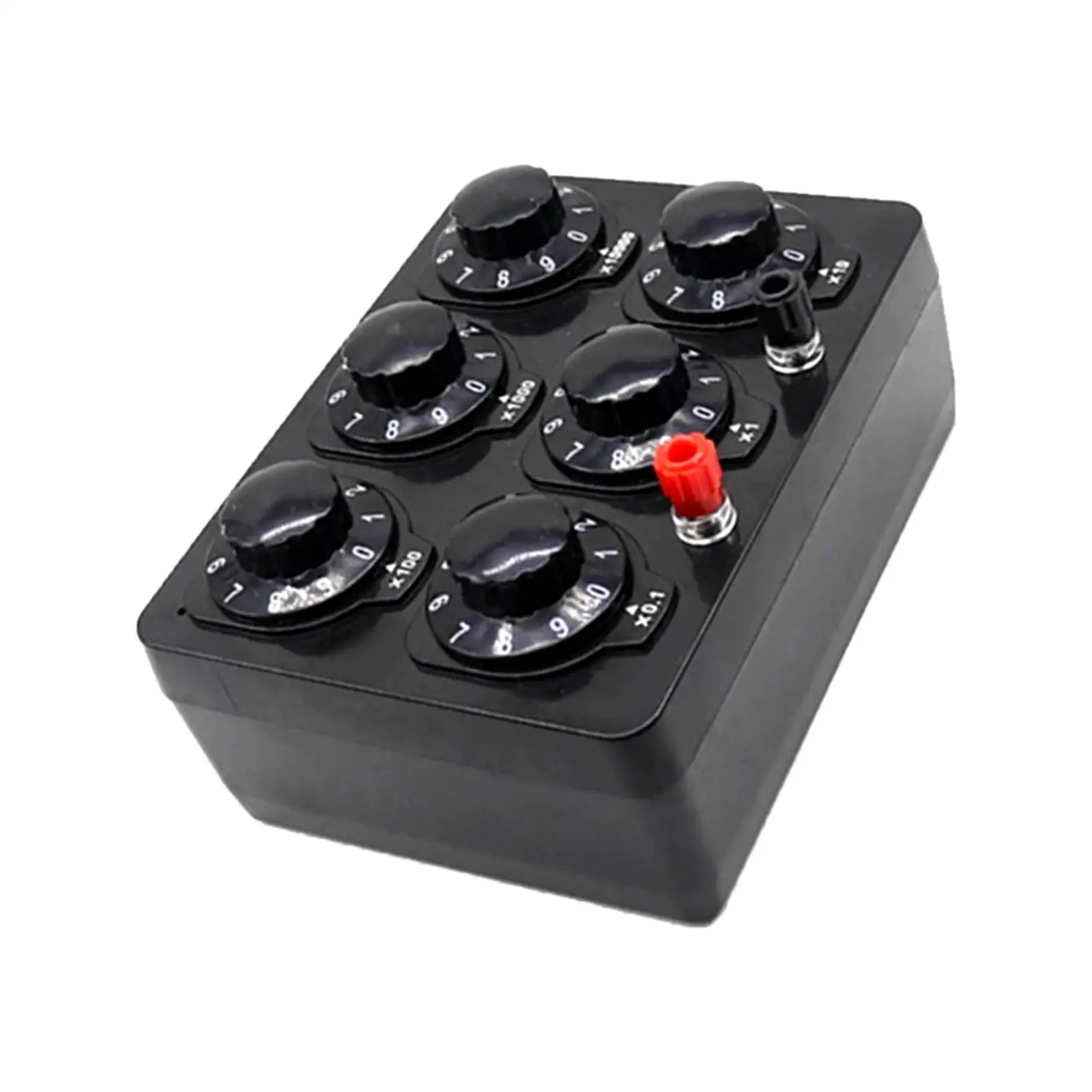 

0-9999 Ohm Physical Variable Resistance Box for Learning Classroom Teaching