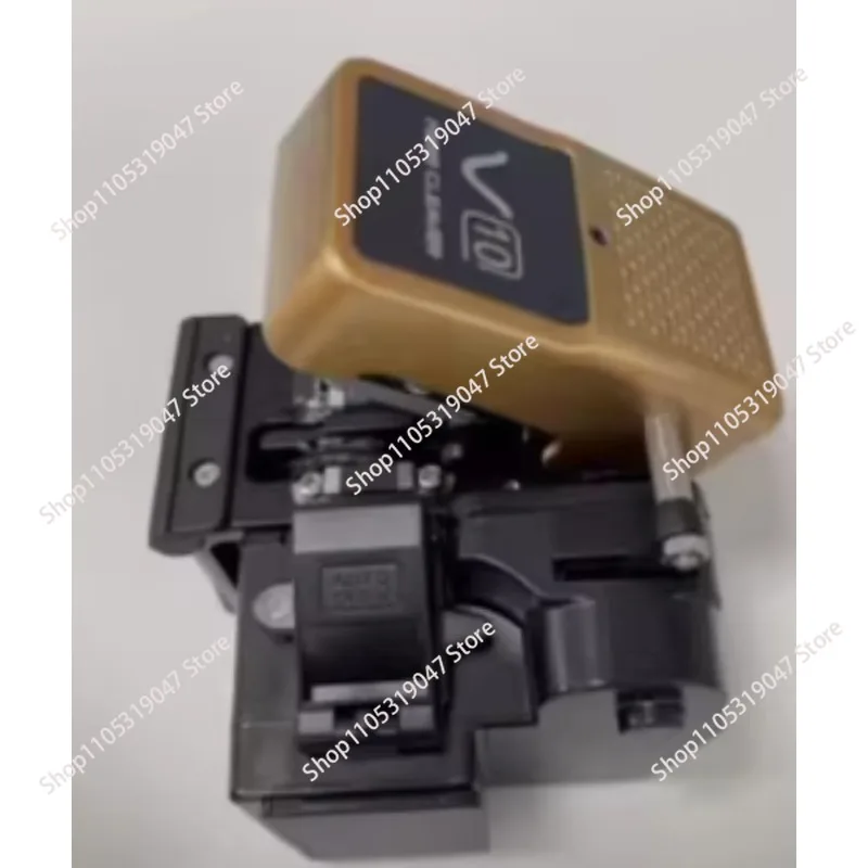 Original V10 Fully Automatic Fiber Optic Cleaver One-step FTTH Cutting Knife Press Fiber Cleaver V10 with Fiber Scrap Collector