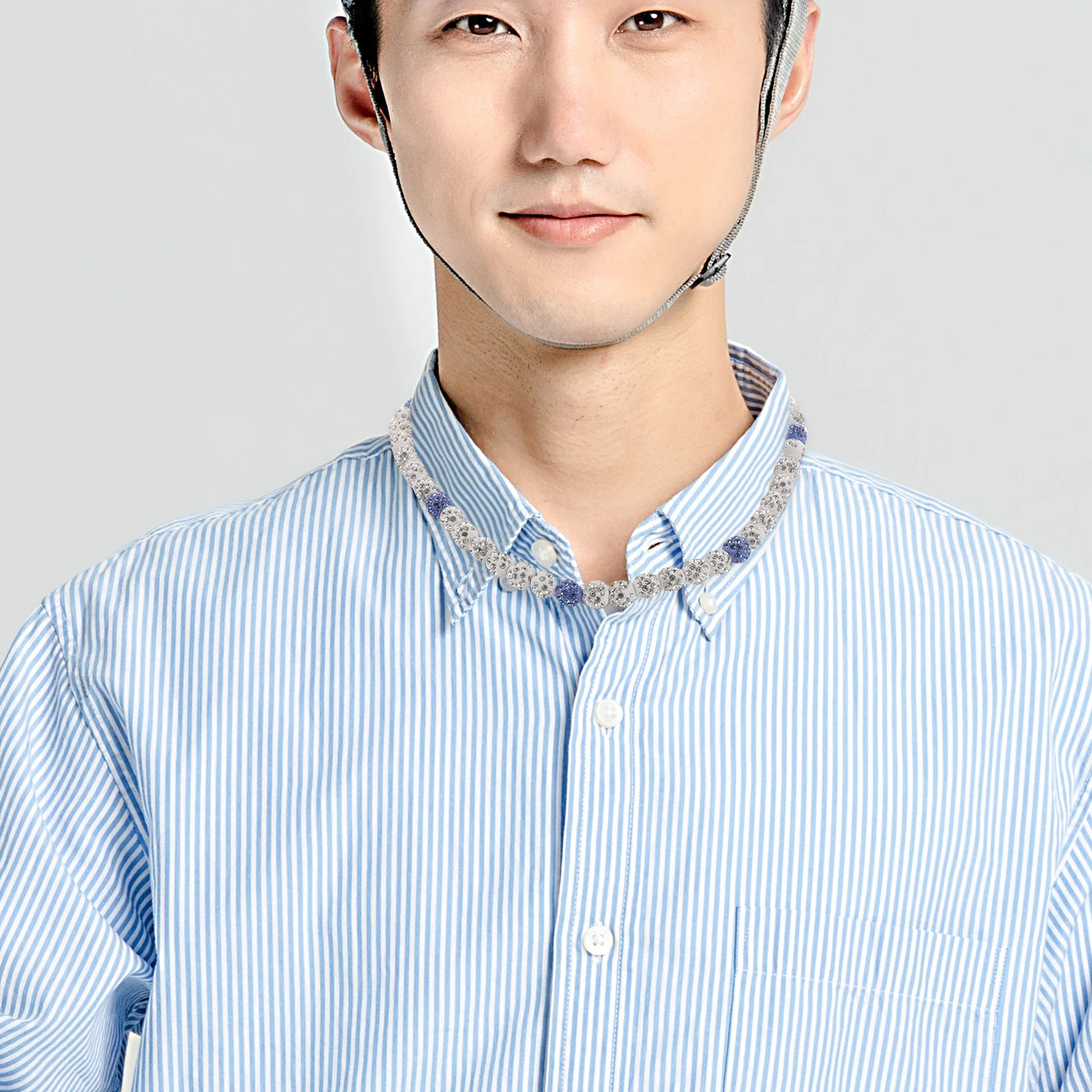 

Hip Hop Necklace For Men Glitter Pendant Clay Beaded Chain Jewelry Gift For Baseball Lovers – Bling