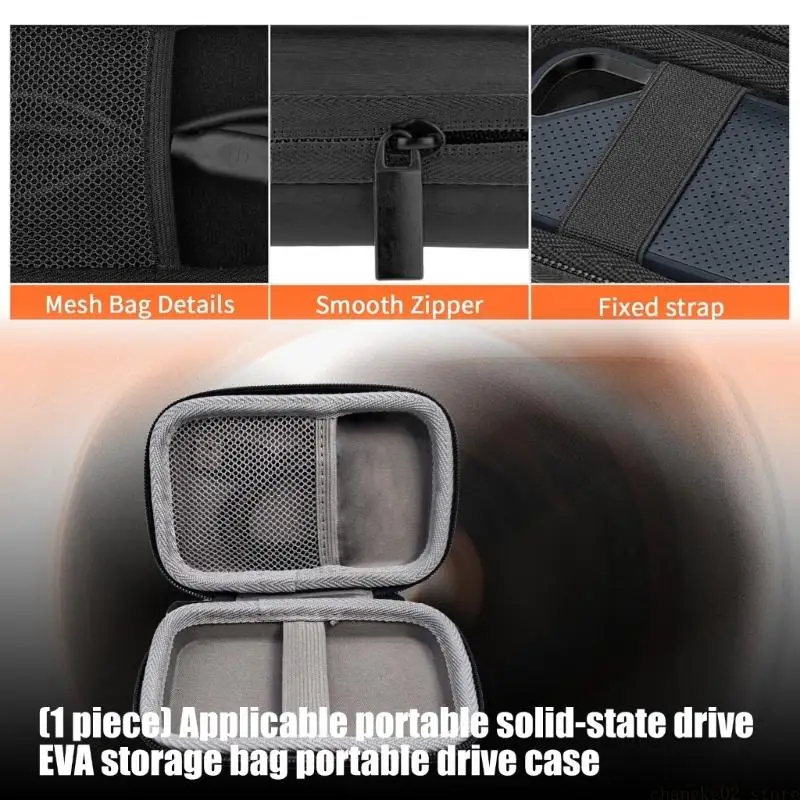 Portables Protective Carrying Case for External SSD Secure Storage Solution