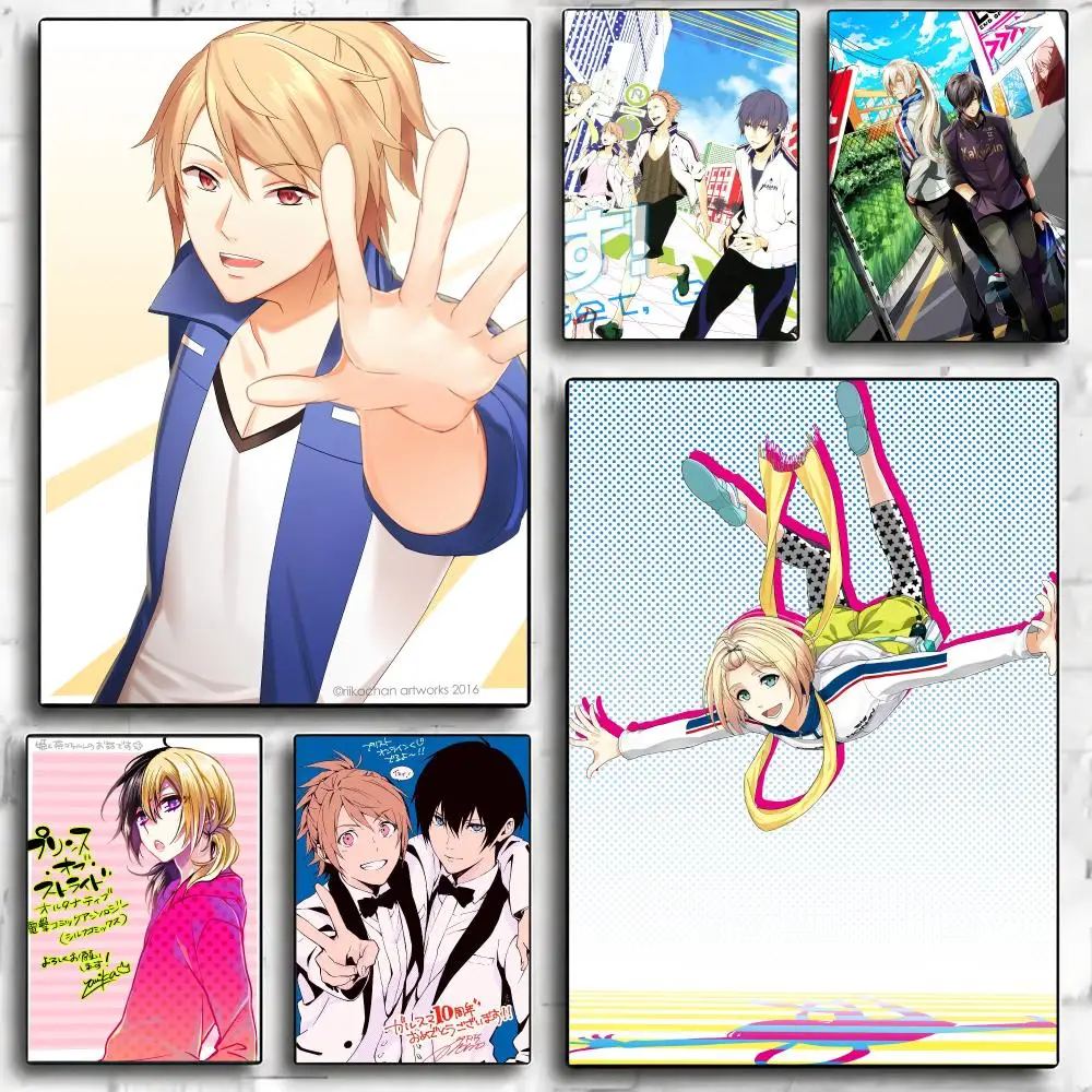 anime P-Prince of Stride Alternative-E Poster Minimalist Wall Sticker for Cafe Office Bar Home Decor and Gift