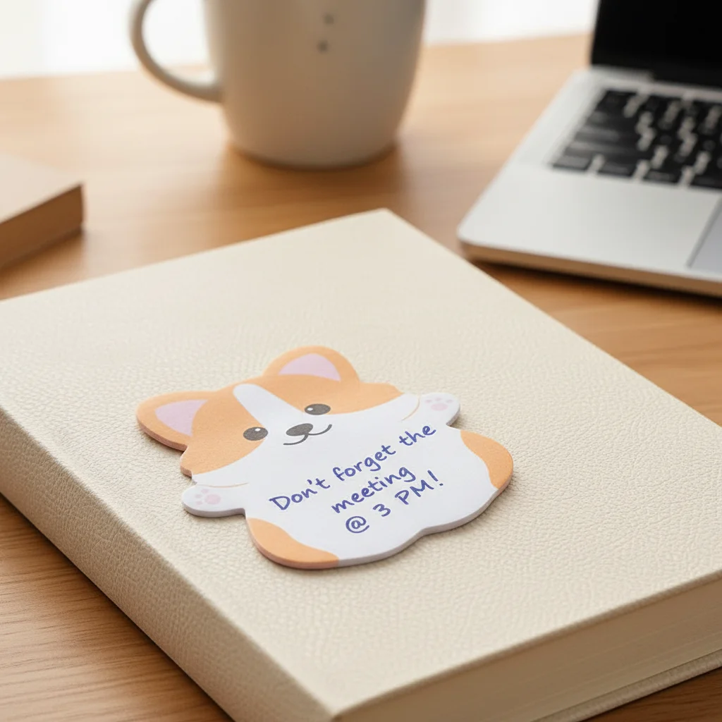 Notebooks Cartoon Bear Animal Memo Pad Cat Dog Sticky Notes Kawaii Ins Message Paper Stationery