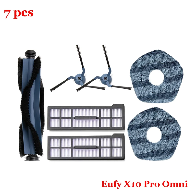 Voor Eufy X10 Pro Omni Vervangende Onderdelen Accessoires Roller Zijborstel Filter Mop Doek Vodden Pads Stofzak Stofzuiger Deel