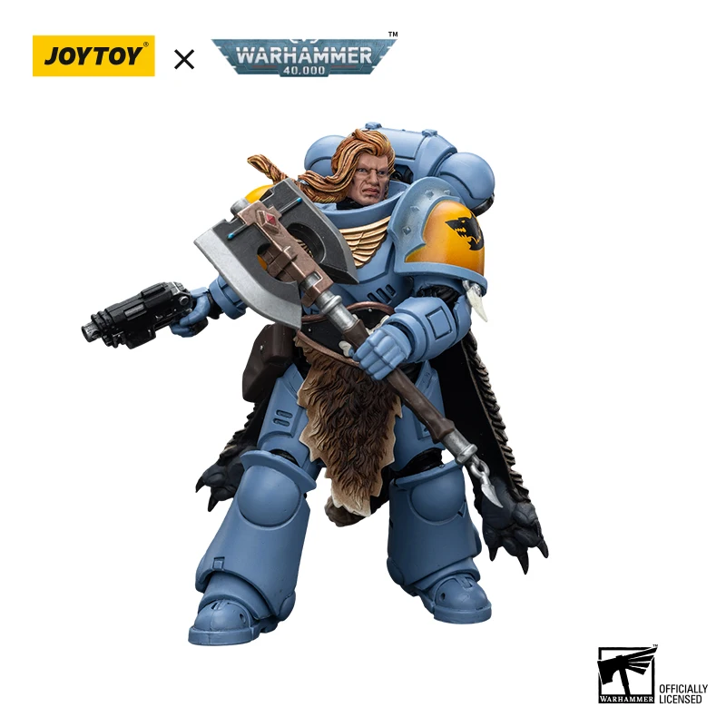 [IN STOCK] JOY TOY 1/18  Warhammer 40K Action Figure Space Marines Space Wolves Claw Pack 5PCS  Anime Collection Military Model