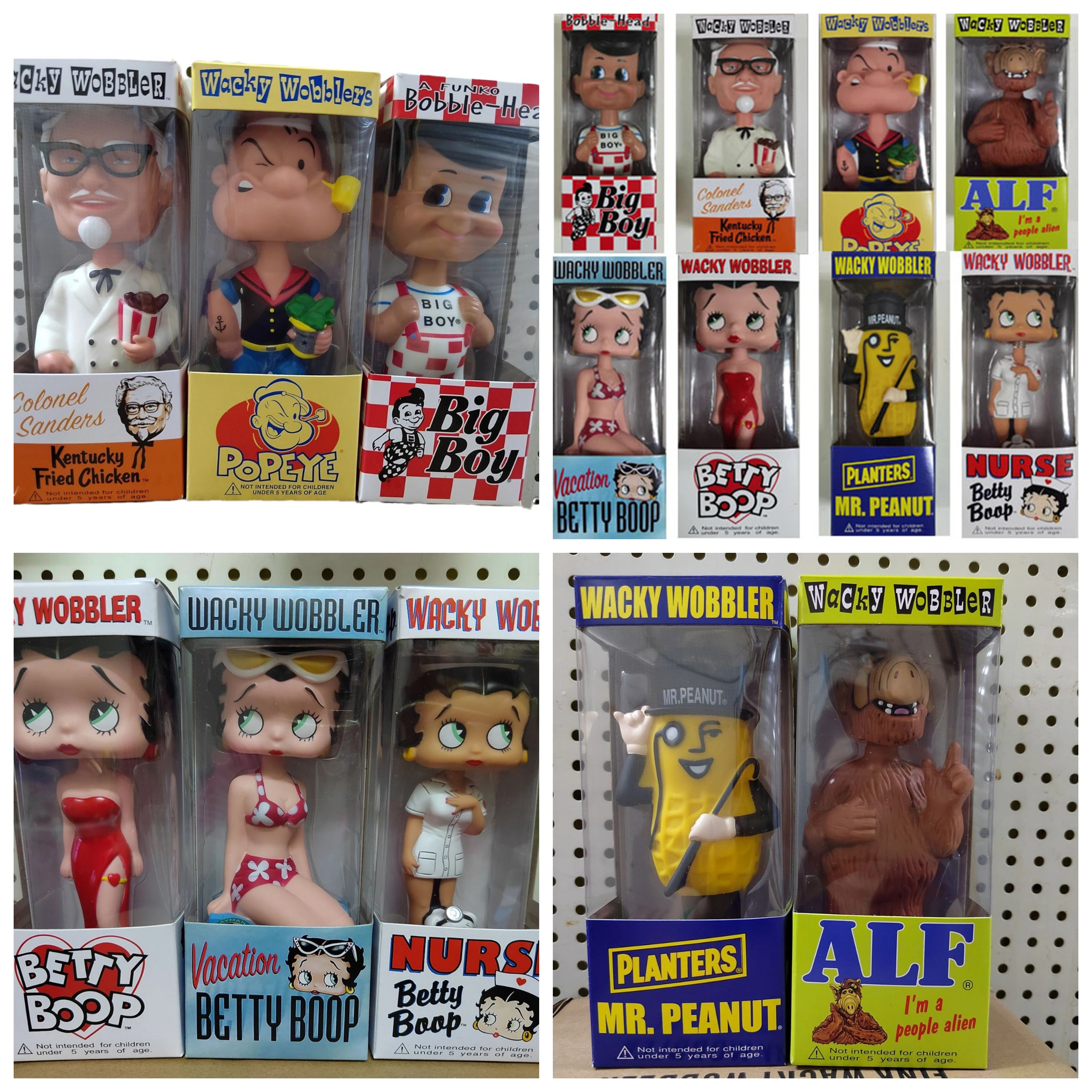 بوباي البحارة أنيمي الشكل رجل بولي كلوريد الفينيل اللعب مثير بيتي بوبلهيد السيد الفول السوداني بولي كلوريد الفينيل تمثال عمل لعبة تحصيل الهدايا للأطفال #1