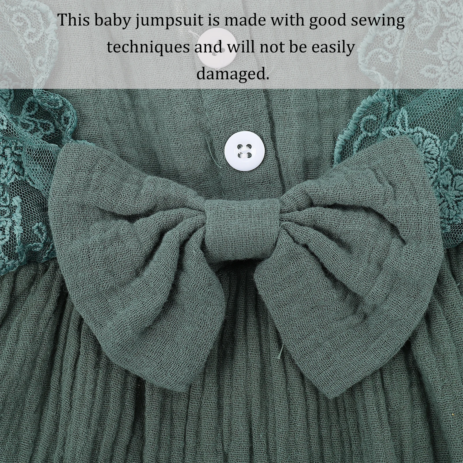 

1Pcs Pure Color Baby Jumpsuit Summer Cotton Newborn One Piece Outfits Snap Button Lightweight Breathable Summer Baby Jumpsuit