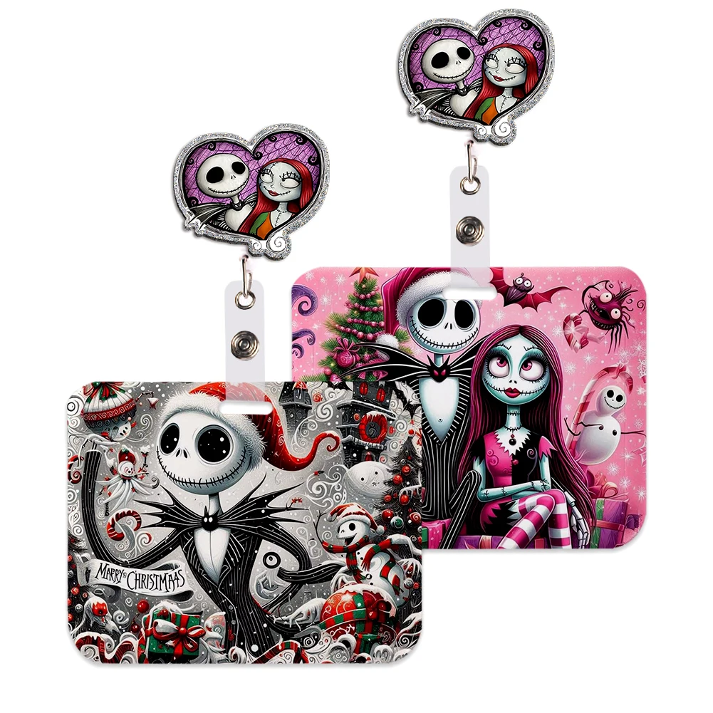 

The Nightmare Before Christmas Lanyards Keychain Badge Holder Id Credit Card Pass Hang Rope Lanyard Keys Halloween Gift