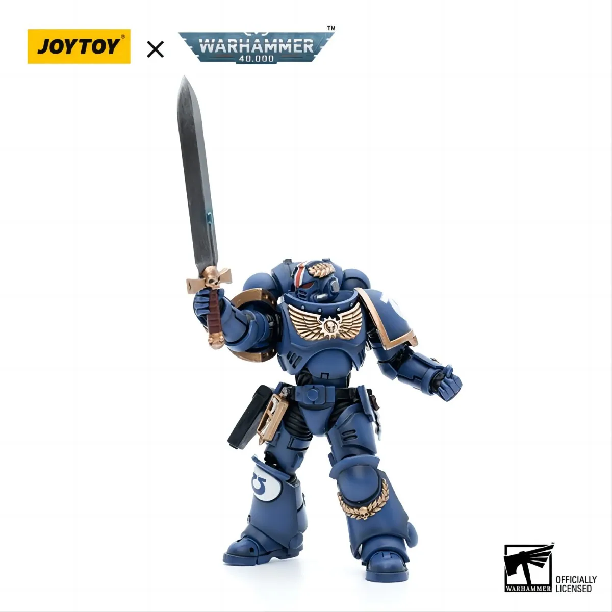 JOYTOY Warhammer 40.000 1/18 Actionfiguren Ultramarines Primaris Lieutenant Argaranthe Anime Militärmodell