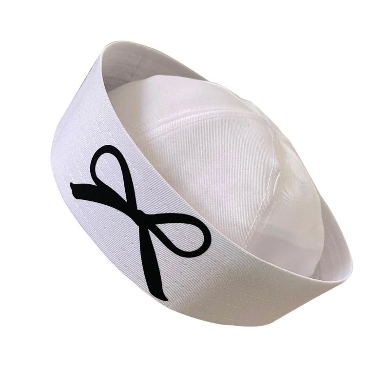 Japanese Hat for Girls Fashion Roleplay Costume Hat Bowtie Hat Teenagers Girl 2000s Uniform Hat Drop shipping